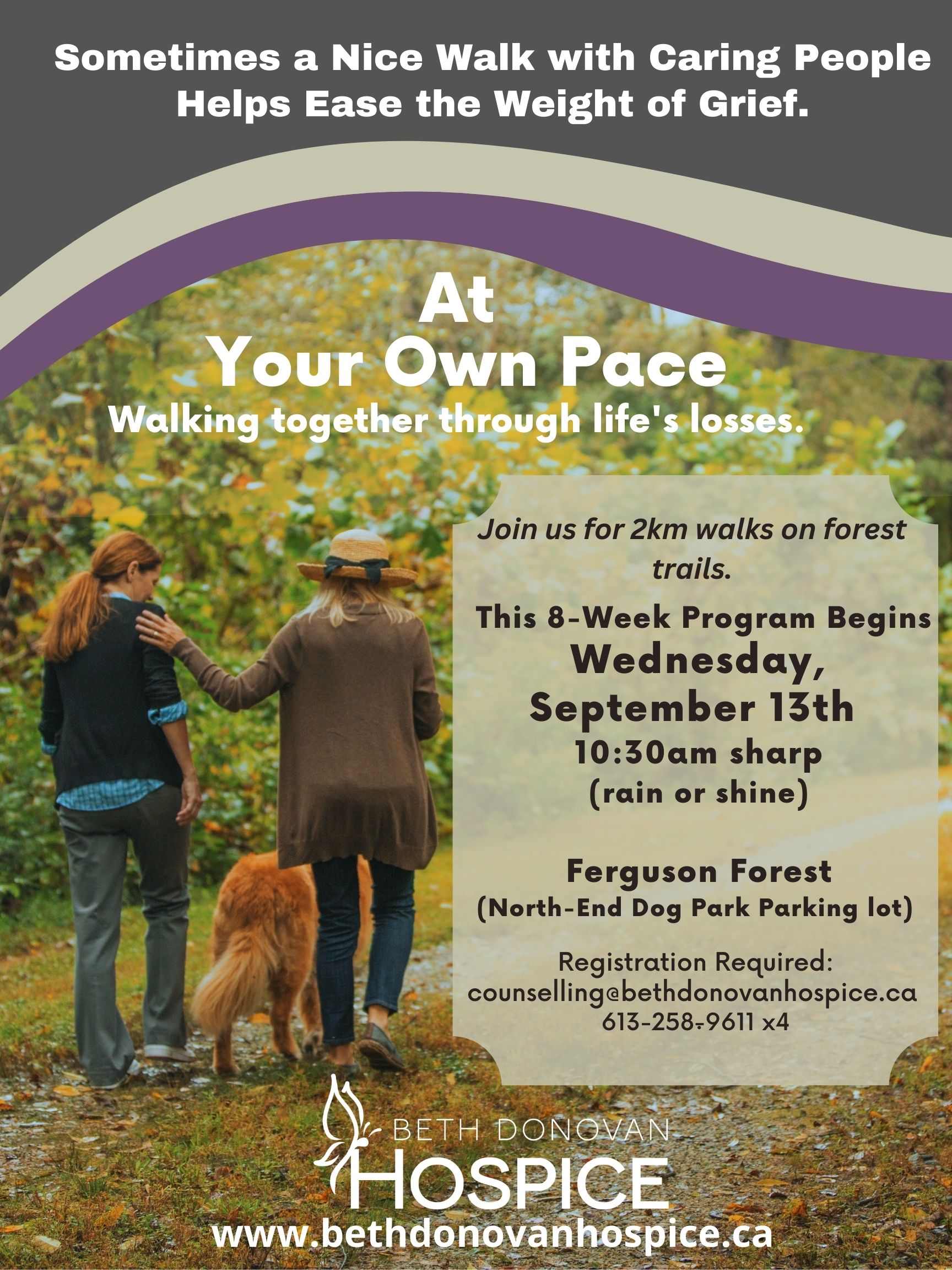 Are you recently bereaved Looking for a reason to get out of the house with other like minded people Come join our weekly walking group where we will make our own rules while casually strolling through the Ferguson F1
