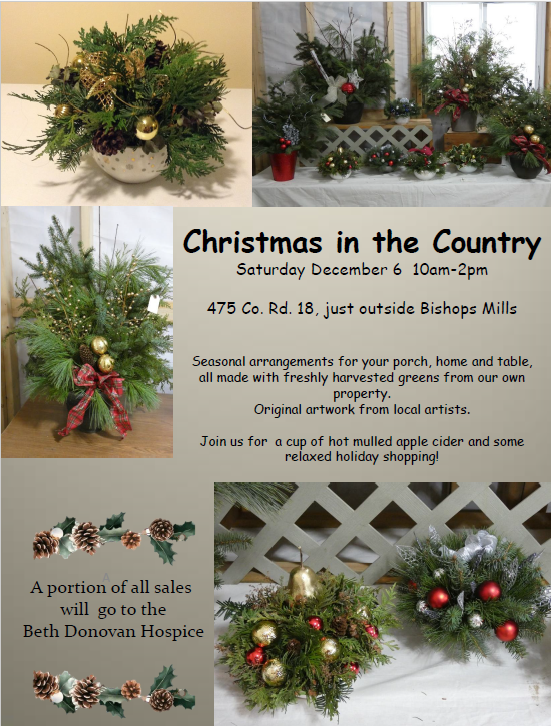 Christmas in the country image poster