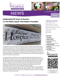 BDH Newsletter- Fall 2022